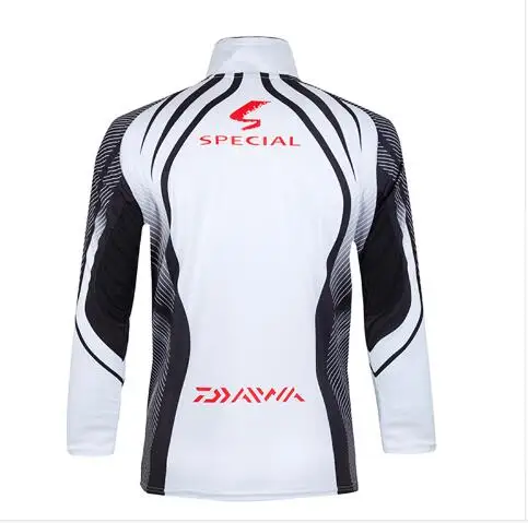 

New Stand Collar Quick Dry Breathable Fishing Shirt Long Sleeves Hiking Cycling Sportwear Sunscreen Fishing Clothes Free Cap