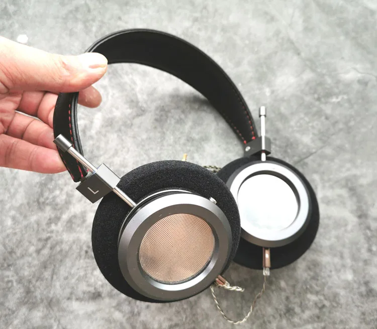 Высококлассные DIY пользовательские hifi термометр наушники открытый тип 40 мм большой блок подвижное кольцо женские ядовитые наушники
