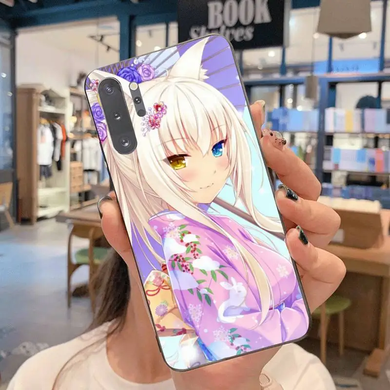 Nekopara Chocola Vanilla Cat Girl Phone Case For Samsung Galaxy Note20 ultra 7 8 9 10 Plus lite M51 M21 M31S J8 2018 Prime | Мобильные