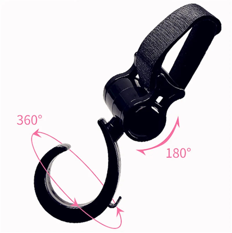 Детские коляски крючок для сумки анти-скольжения рукоятка ножа крюк с кольцом