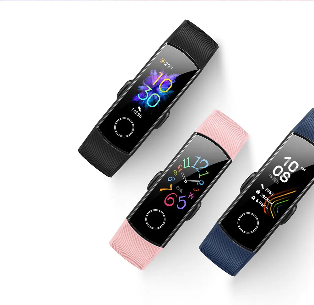 Глобальная версия Honor Band 5 браслет с кислородом крови смарт-трекеры активности Bluetooth умный Браслет мониторинг сердечного ритма