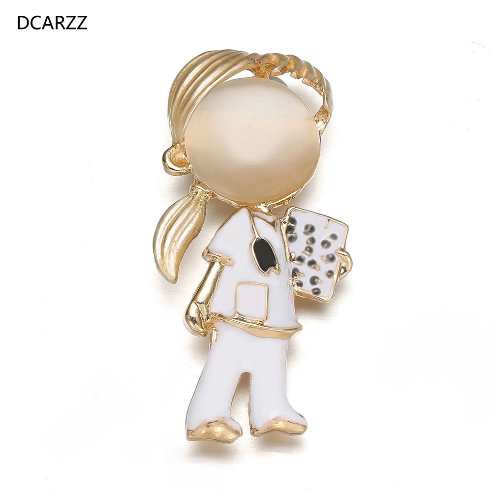 DCARZZ эмалевые булавки для медсестер модные ювелирные изделия женщин подарок