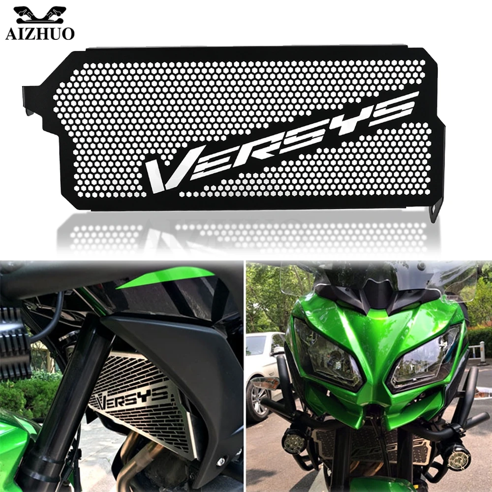 

Motorcycle CNC Radiator Grill Guard FOR KAWASAKI Versys 650 2015-2021 2016 2017 2018 2019 2020 VERSYS 650 Grille Protector Cover