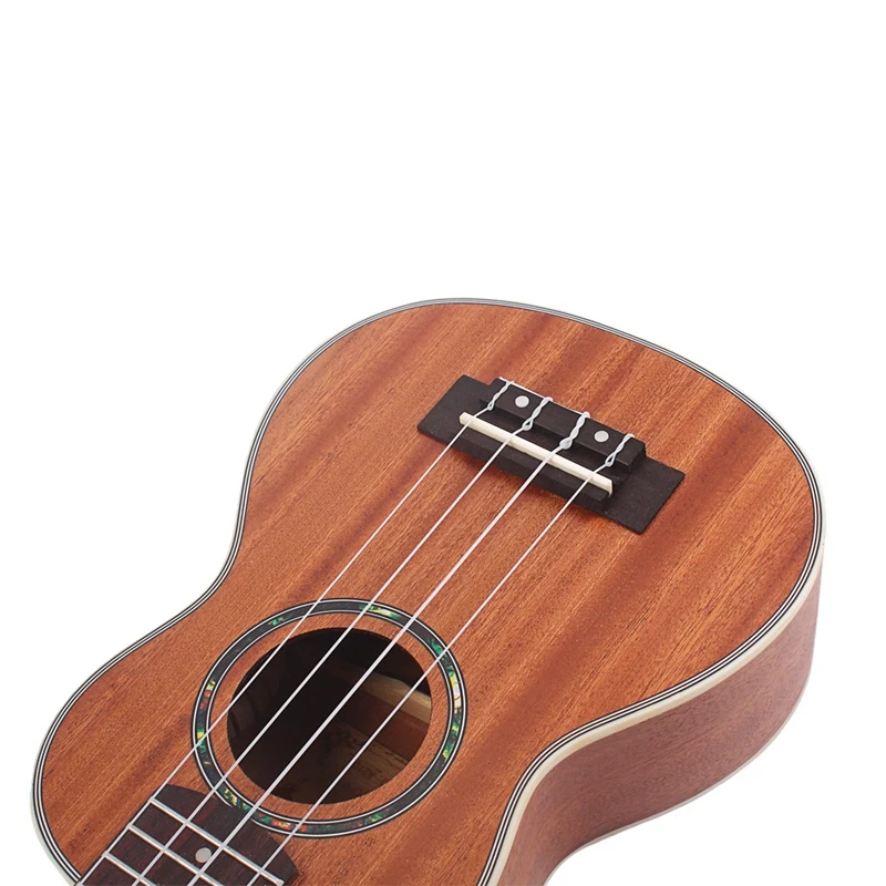 21 Inches Ukelele Ukulele Hawaiian Guitar Sapele Aquila Rosewood Fretboard Bridge Soprano Stringed Instrument 4 String |
