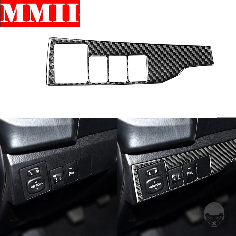 For Toyota Corolla Levin 2014 2015 2016 2017 2018 Carbon Fiber Central
Console Headlight Switch Panel Frame Stickers Accessories