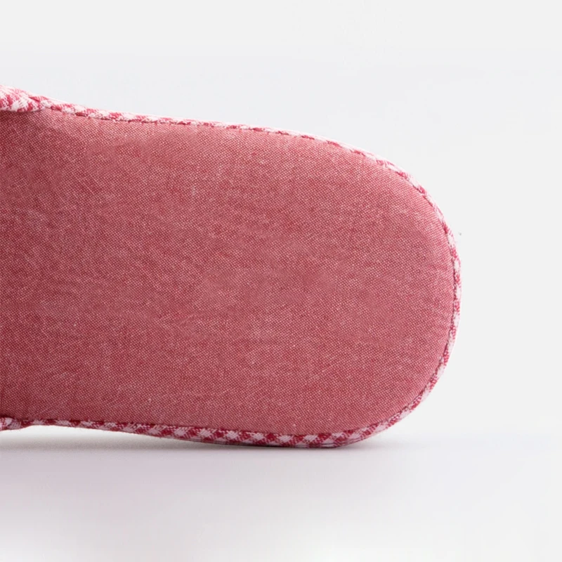 POSEE/Хлопковые льняные тапочки Мягкие домашние в полоску Сезон весна лето Женские