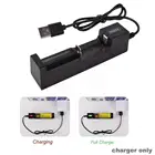 Зарядное устройство с 1 слотом Usb для зарядки аккумуляторов 110440, 14500, 18500, 14650, 18650, 18350, зарядное устройство с литий-ионной батареей 16340, перезаряжаемая 1 J2k7
