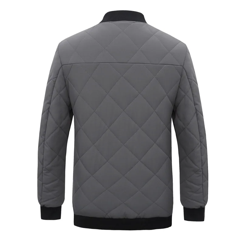 Men's Fashion Autumn  Winter Cold-proof Warm Cotton-padded Jacket Casual Jacket Down Padded Jacket Thick Padded Jacket Plus Size