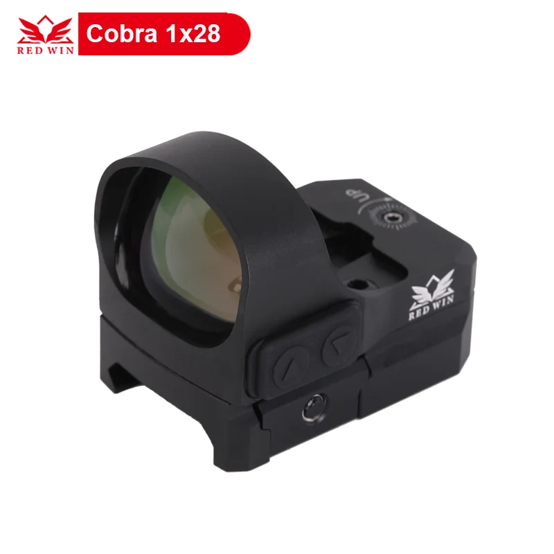 Коллиматорный прицел Red Win HD Cobra 1x28x20 RMR с красной точкой 50000 часов 3MOA