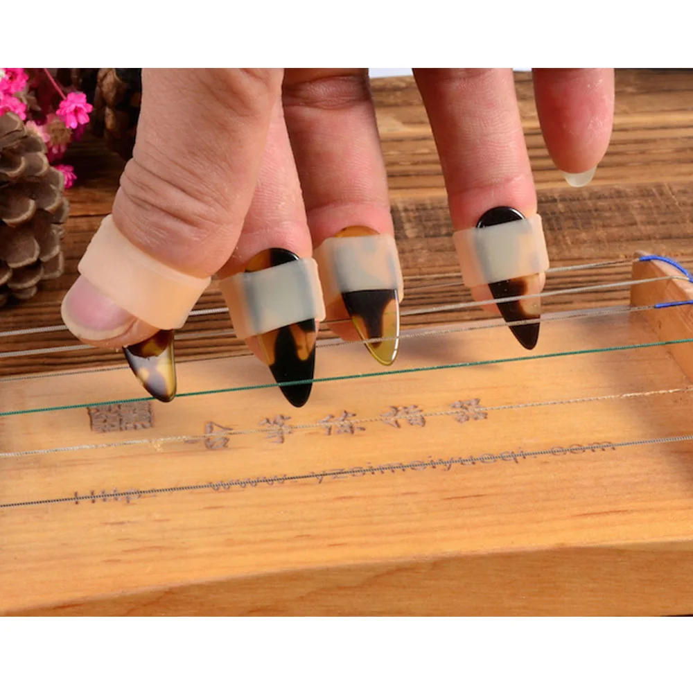 Guzheng Набор для ногтей китайский Zither коробка из четырех guzheng аксессуары La Cetra