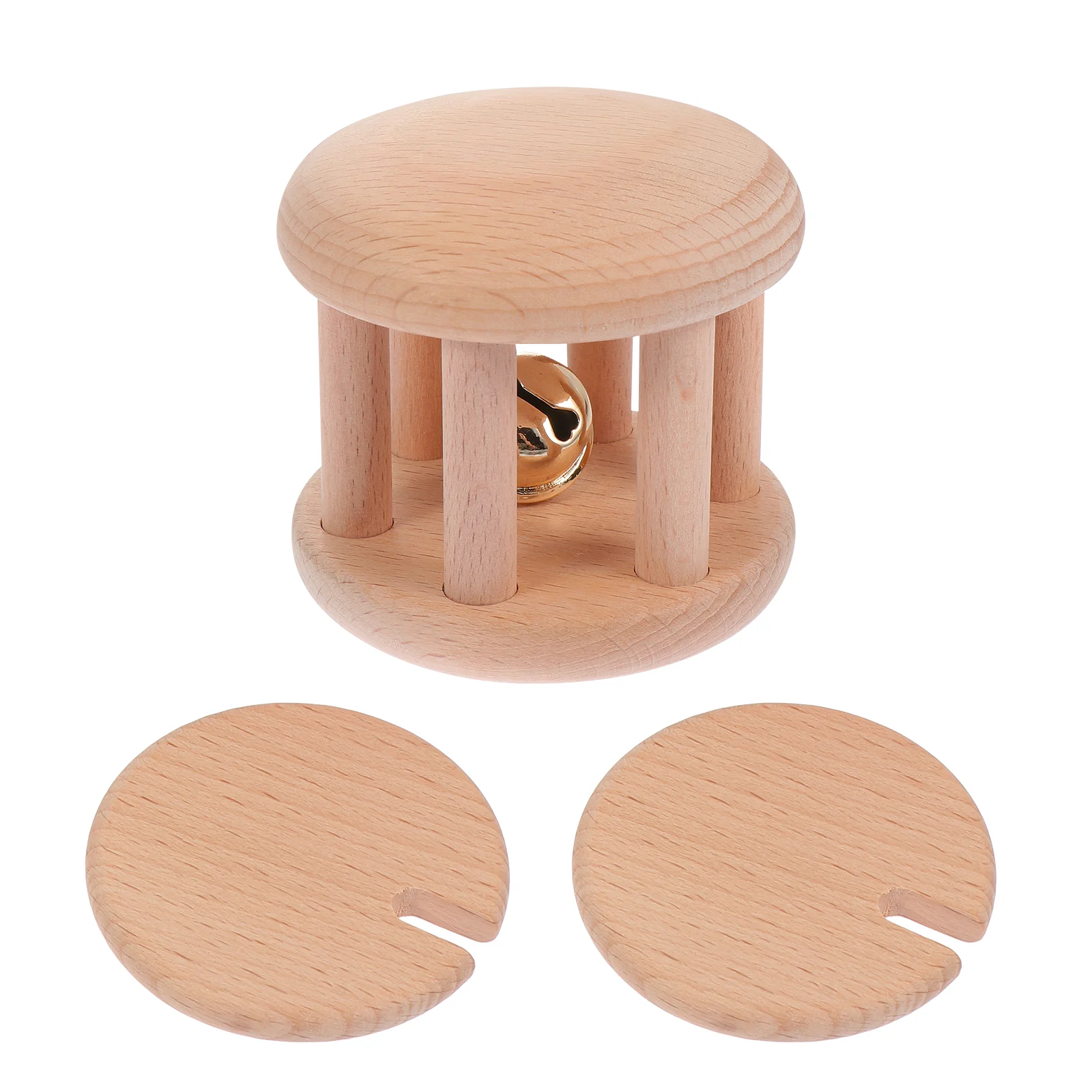 

2Pcs Creative Baby Wooden Molar Toys Lovely Baby Teething Training Toys