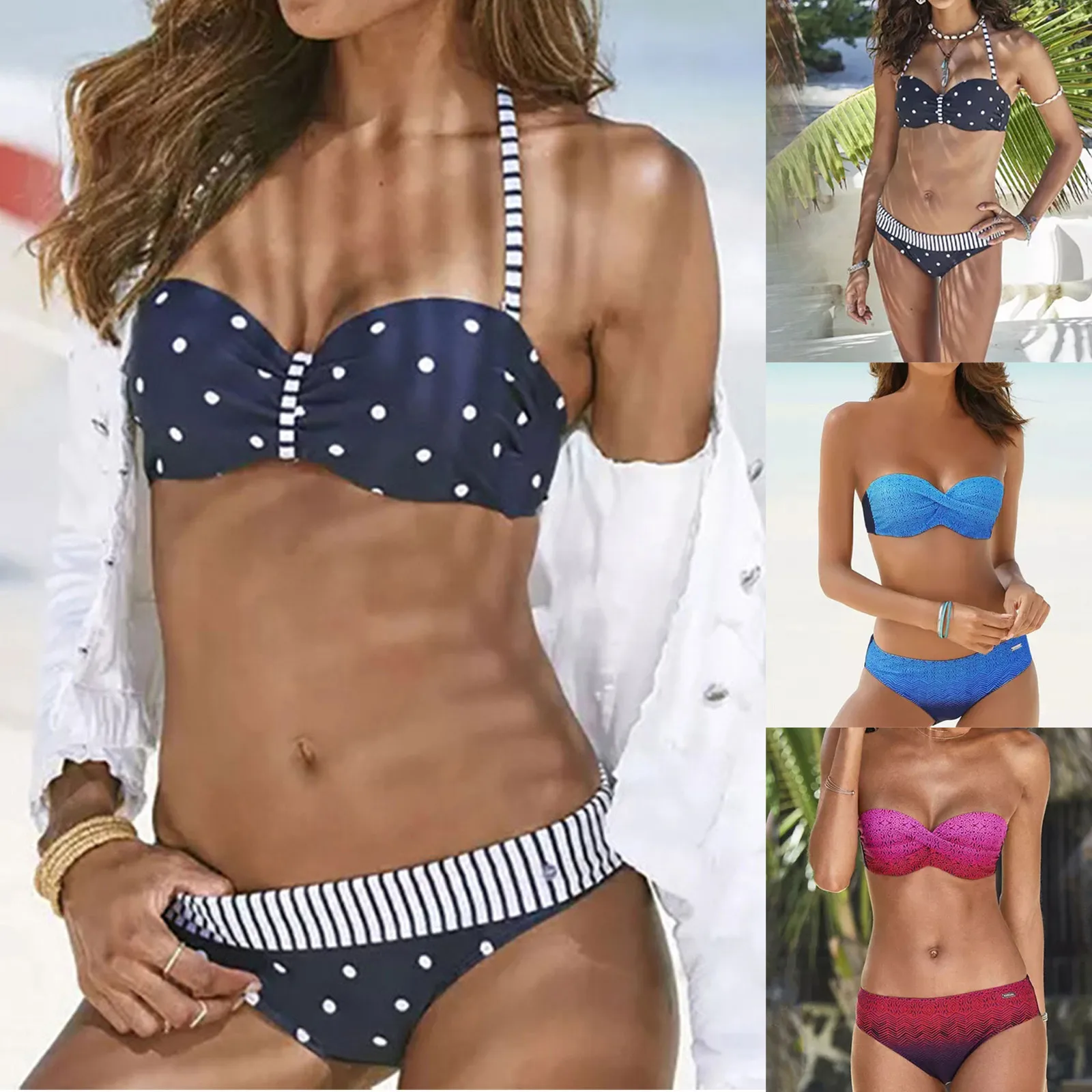 2021 женский купальный костюм бикини Maillot De Bain Femme Для женщин сексуального патрона в