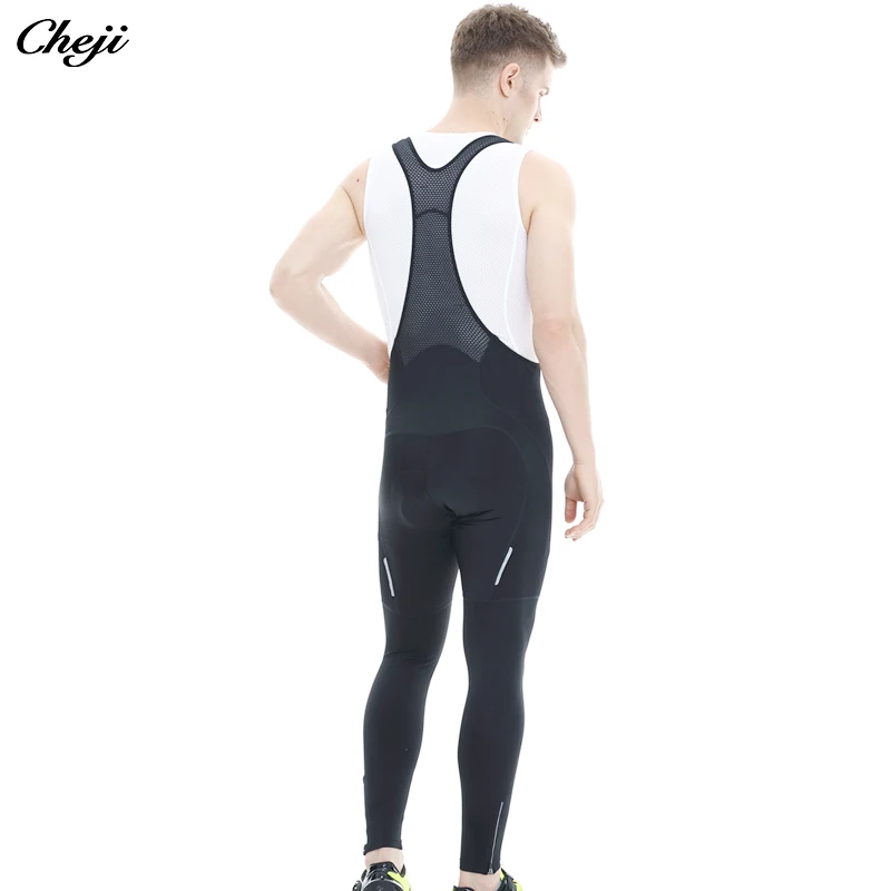 CHEJI Men's Cycling Long Bib Pants Quick Dry Breathable Lycra Bicycle Customized Bike Trousers | Спорт и развлечения