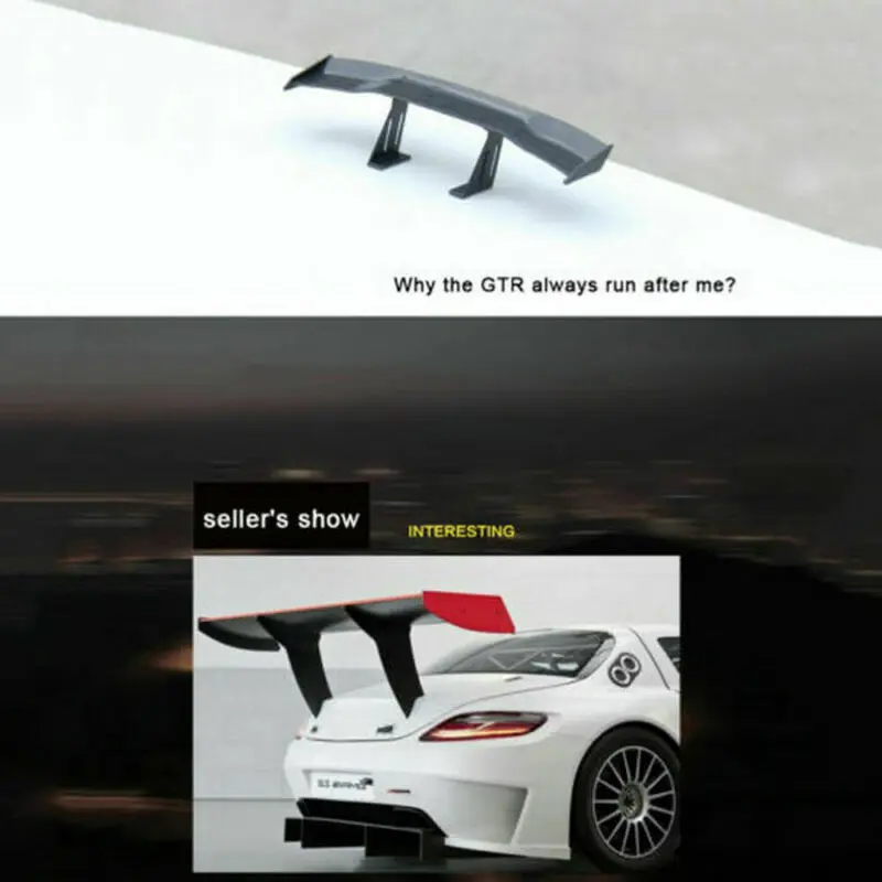 Универсальный мини спойлер из углеродного волокна 6 7 дюйма для автомобиля