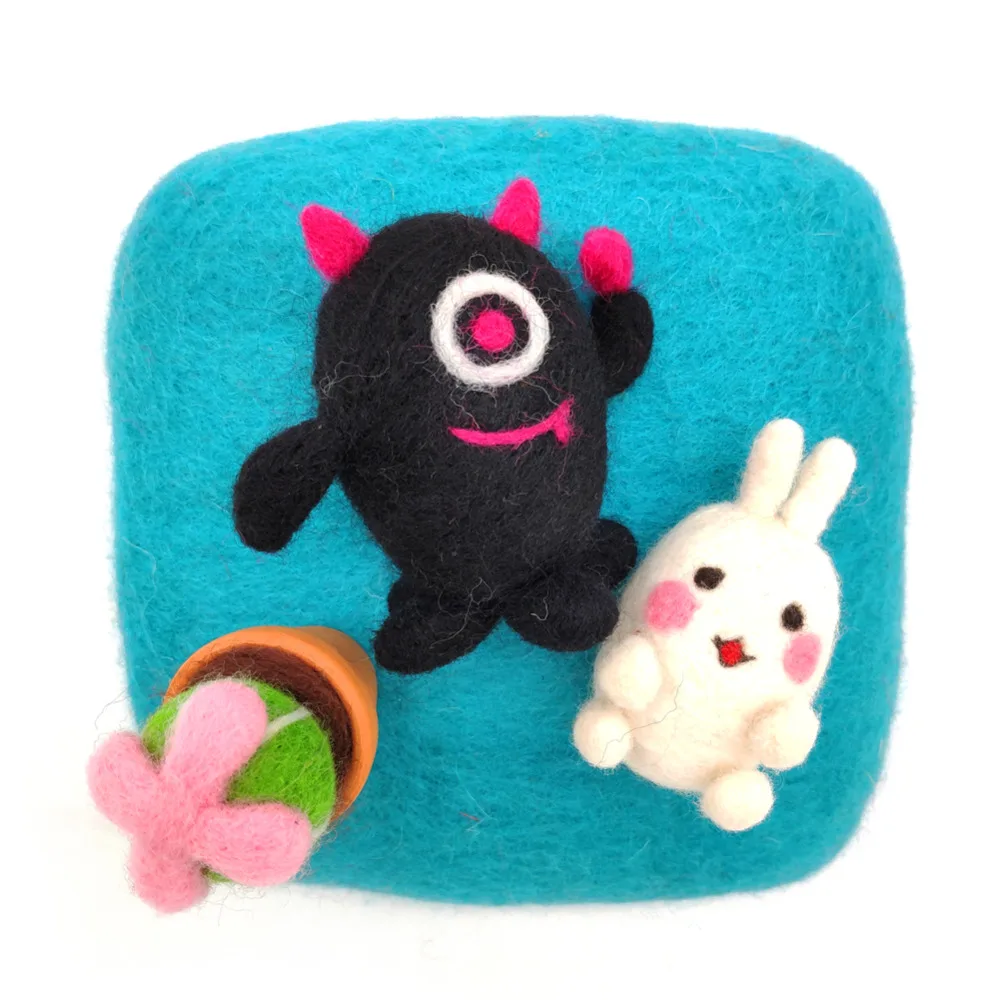 Feltsky 100% игла для шерсти войлока коврик eco friendly Натуральная шерсть иглы валяния