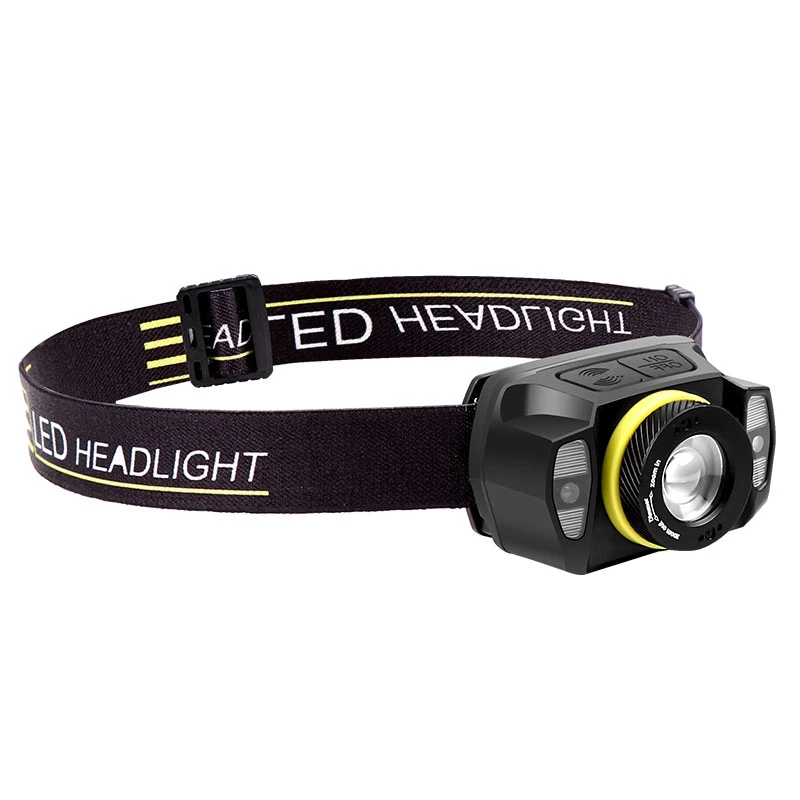 

XPG+LED Led Head Light Lamp USB Charging Flashlight Induction Light for Camping Fishing Work
