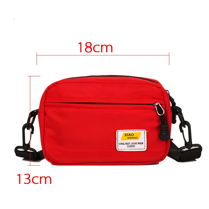 

2021 Woman Outdoor Small Bag Casual Handbags Pure Color Canvas Handbags Zipper Shoulder Bags Simple Mobile Phone Coin Pocket