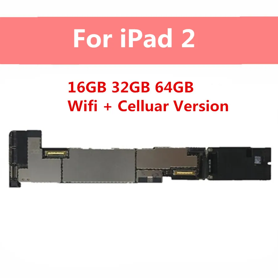 Материнская плата для iPad 2 WIFI 3G версия 16gb 32gb 64gb 1 4 логическая 100% оригинальная