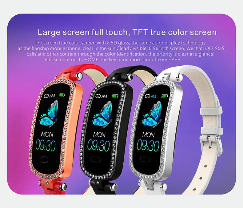 I99 смарт-браслет женские Смарт-часы ювелирные часы для Хуа Вэй xiaomi i-phone Android IOS
