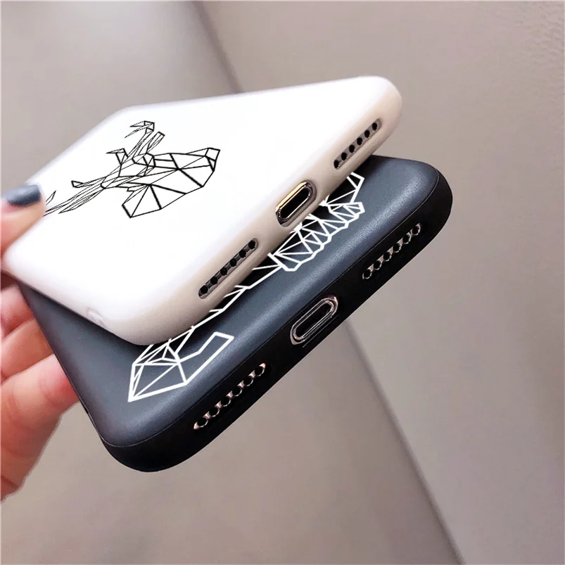 

Cartoon Animal TPU Silicone Matte Phone Case For iPhone 12 11 Pro Max 7 8 6 S 6S Plus 5 5S SE 2 2020 10 X XR XS Max Back Cover