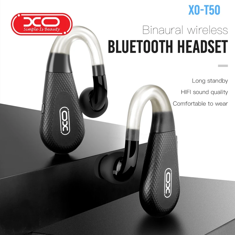XO T50 настоящие беспроводные наушники TWS Bluetooth 5 0 с зарядным устройством