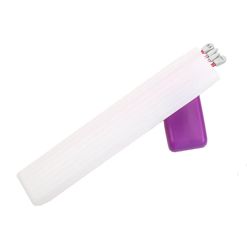 3 шт. 40 см органайзер для вязальной иглы пластиковая коробка хранения игл сумка