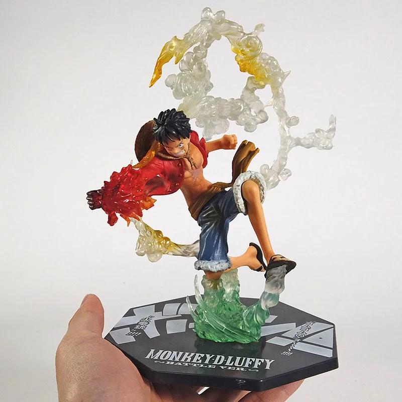 

7" One Piece Monkey D Luffy Battle Ver. Boxed PVC Figure Collection Model Toy Gift