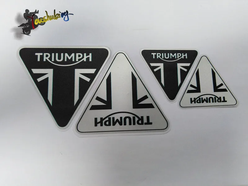 Гоночный шлем 3 м набор наклеек s для triumph логотип мотоциклетный топливный бак Предупреждение ющая этикетка Предупреждение ющая наклейка