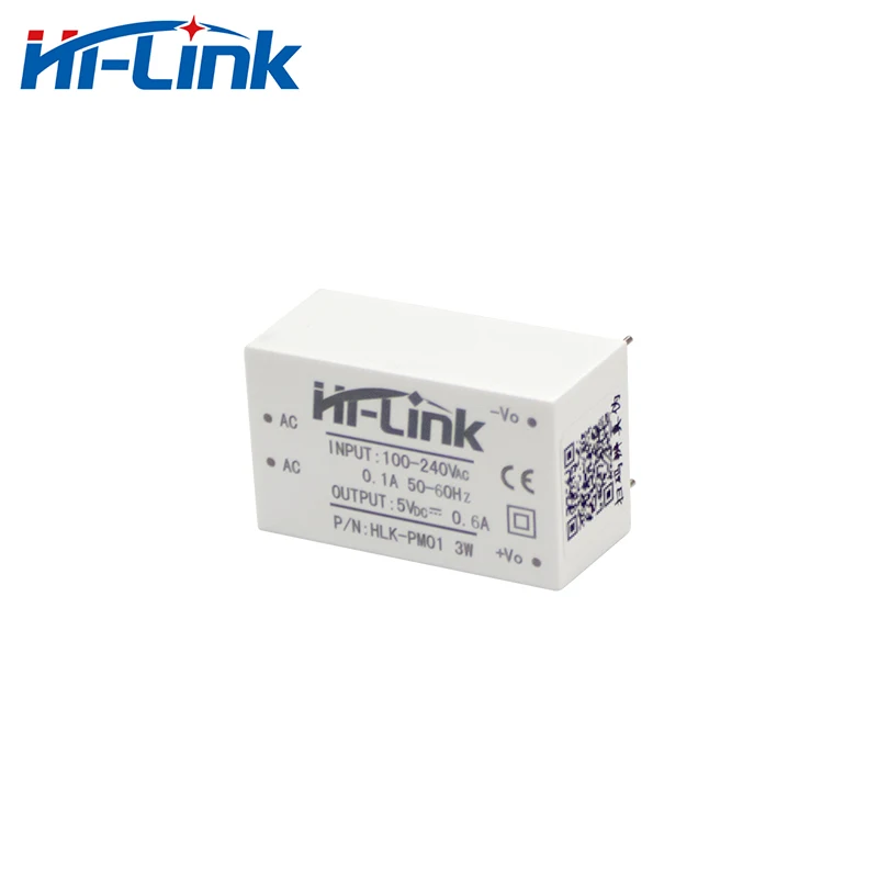 

Бесплатная доставка 100 шт./лот Hi Link 110 В 220 В до 3 Вт 5 В мА Источник питания постоянного и переменного тока PM01