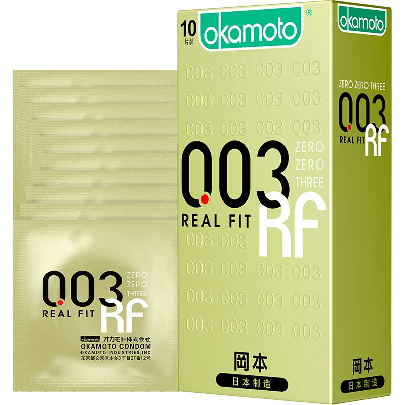 Оригинальный презерватив Okamoto Zero Three Real Fit 003 Презервативы интимные товары