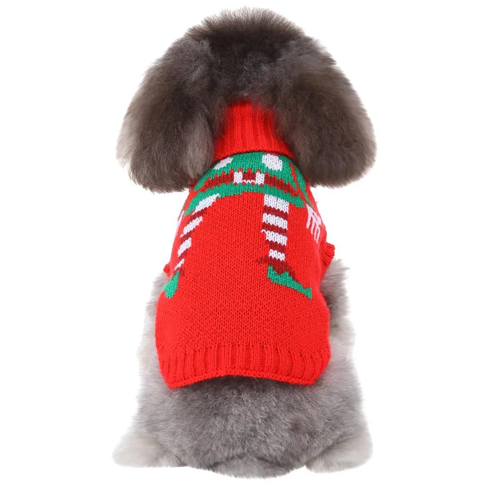 Новая зимняя одежда для собак Рождественская жилетка домашних животных кошек