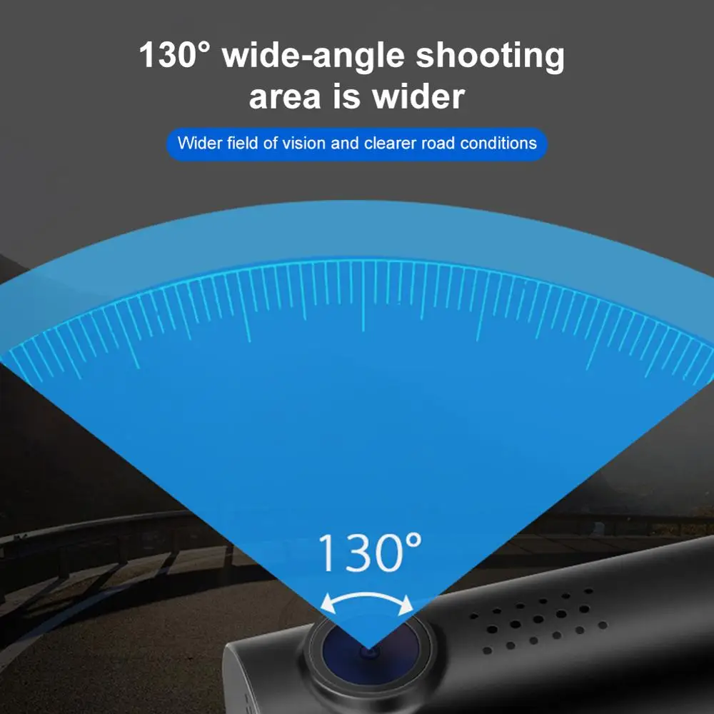 

WIFI Driving Recorder TWS Bluetooth Headset HD Night Vision 1080P Voice Intelligent Control Dashboard Camera Recorder