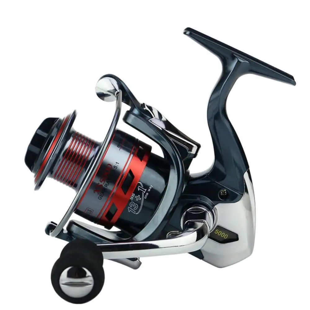 

30% Discounts Hot! XS1000-7000 13+1BB Baitcasting Rock Sea Fishing Gear Metal Spool Spinning Reel