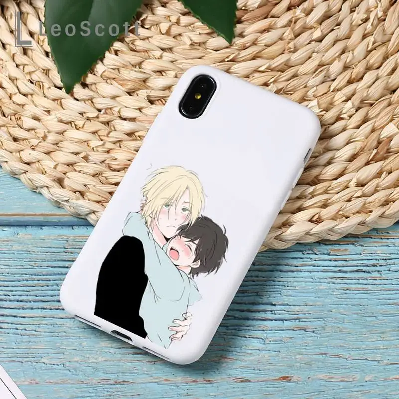 

Anime Banana Fish Phone Case Candy Color for iPhone 11 12 mini pro XS MAX 8 7 6 6S Plus X 5S SE 2020 XR