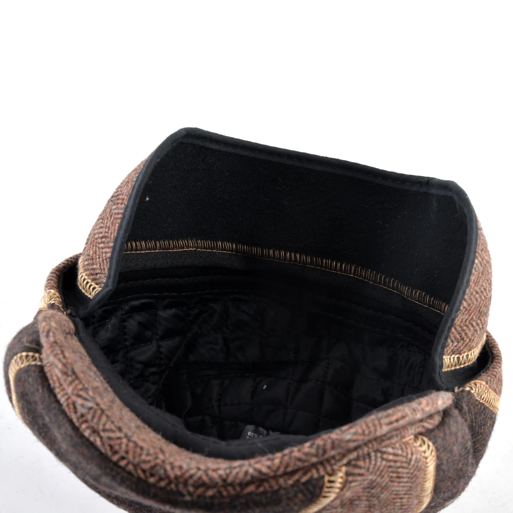 Mixed colors caps Men Berets winter Cotton Hats Thick warm Peaked cap casual Gorras Planas bone Flat hat Men's Berets boina
