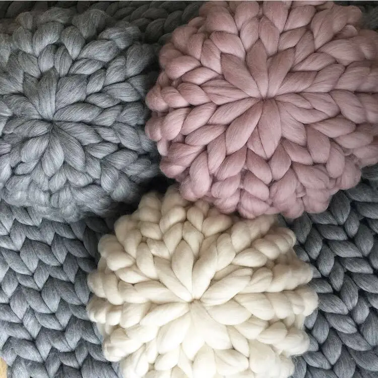 Оливковая Новинка Макарон искусственная шерсть ручная работа толстая нить