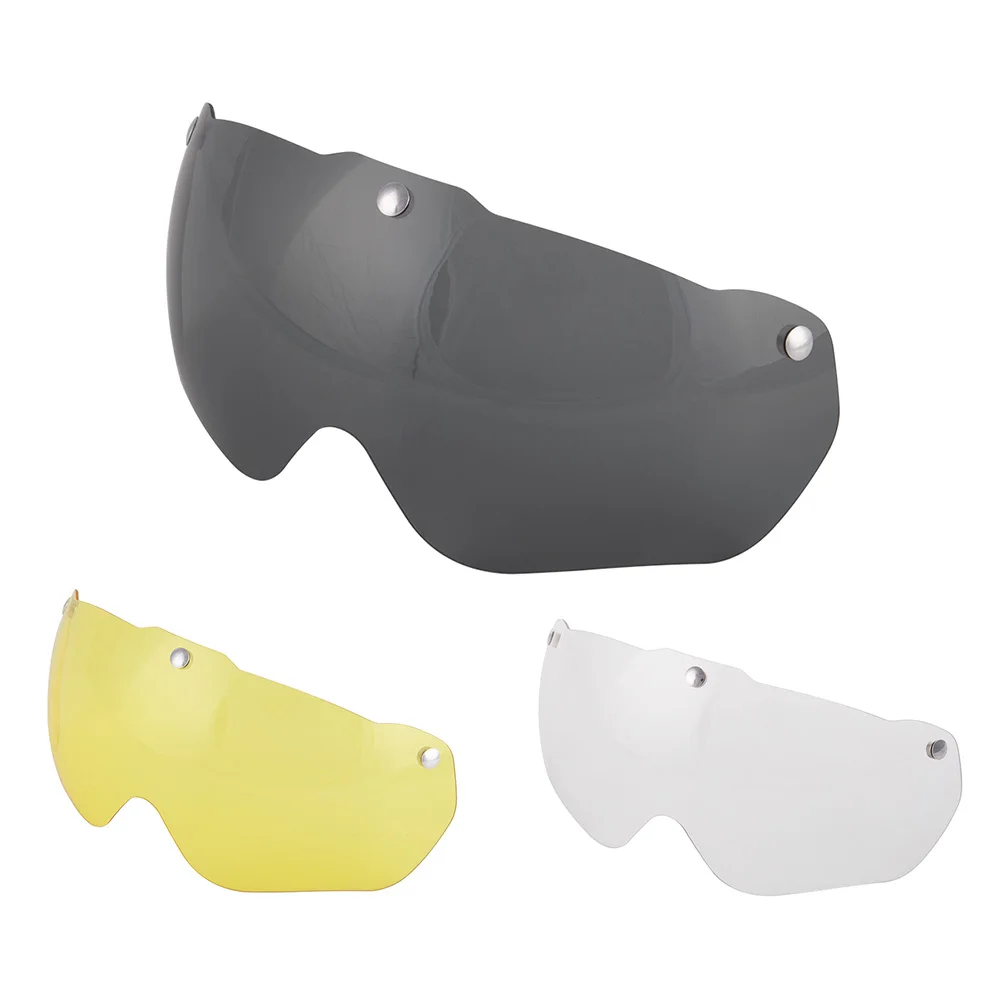 GUB-gafas para casco de ciclismo, lentes con visera tt, para bicicleta de montaña o de carretera, aero, transparentes, grises y amarillas, anti uv