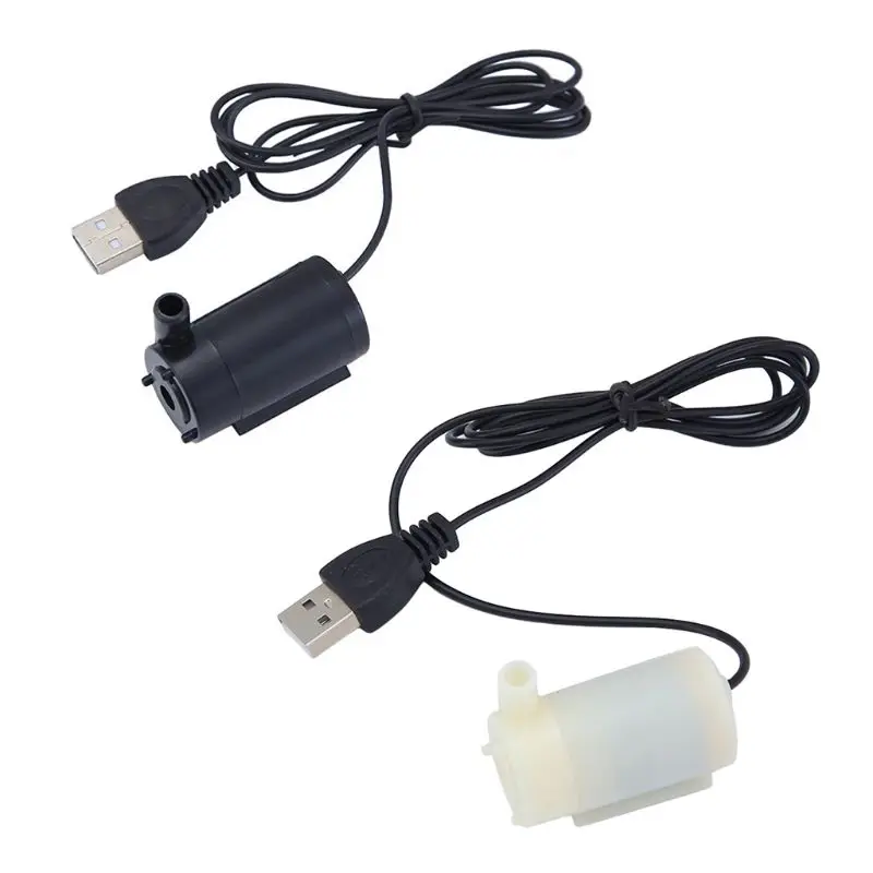 Микро погружной водяной насос аквариум с питанием от Usb DC 5V 2-3L/мин зарядное
