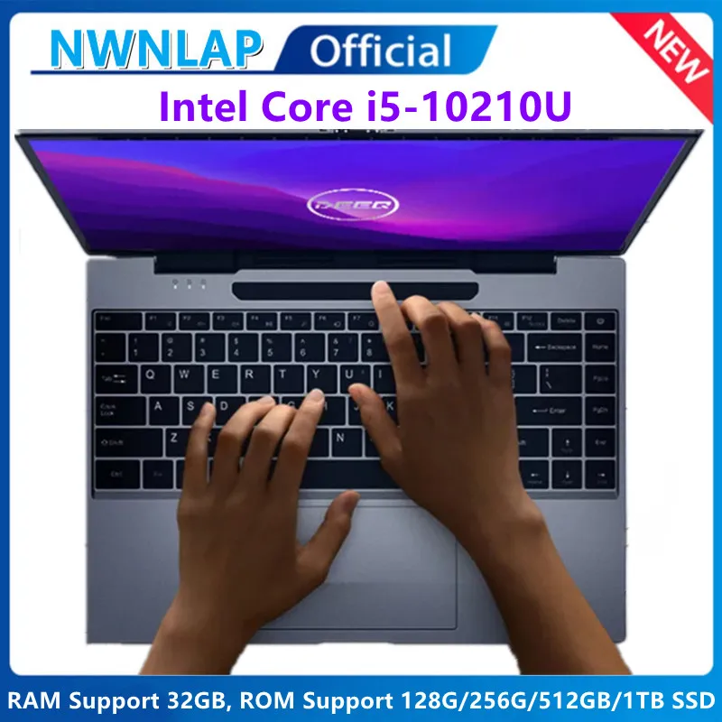 Laptop 13.9inch 3K IPS Intel Core i5-10210U UHD Graphics GPU 16G RAM 128G/256G/512G/1TB SSD Gaming Notebook Portable Computer