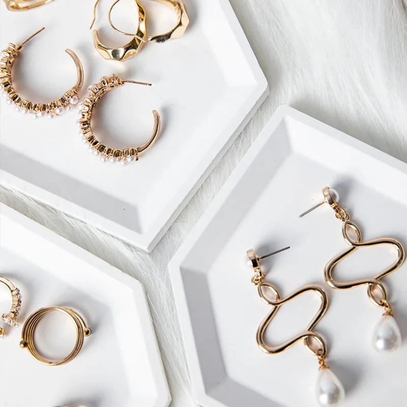 Асимметричный бетонный подсвечник цементный поднос силиконовые формы гипсовый