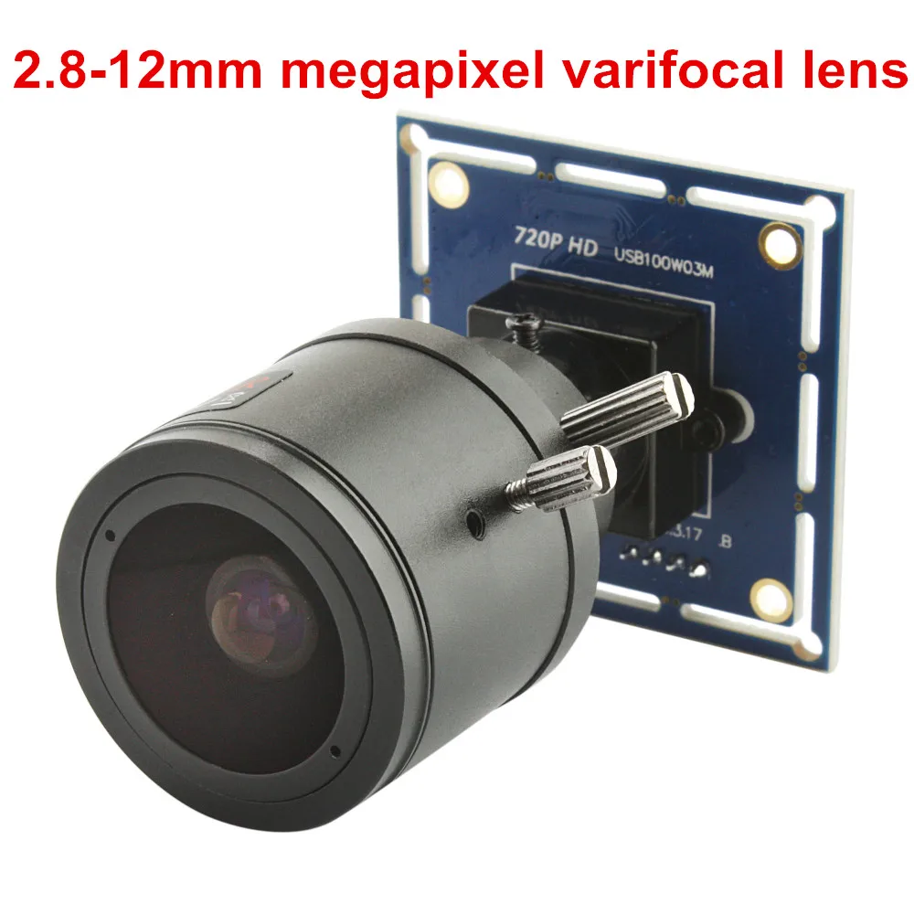 ELP Mini 720P CMOS USB2.0 промышленная камера PCB плата Бесплатный драйвер M12 2 8 12 мм USB веб