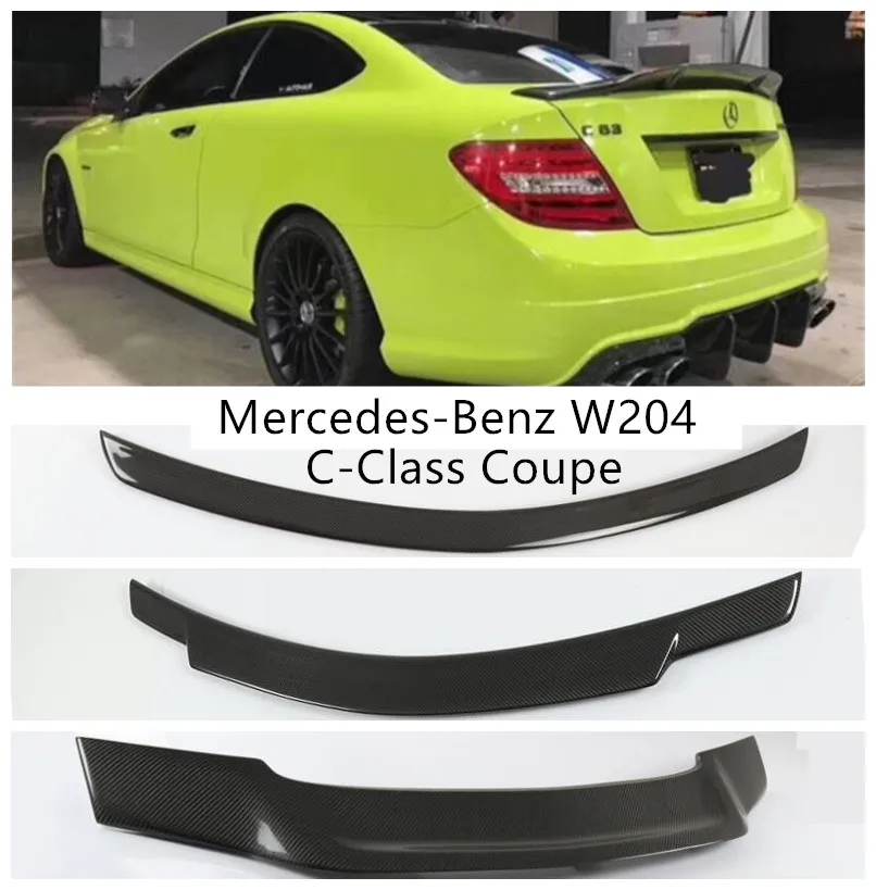 Спойлеры из углеродного волокна для Mercedes Benz W204 C Class Coupe C63 C200 C230 C260 C280 C300 2007