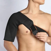 adjustable single shoulder support strap gym sports care back shoulder brace protector wrap belt band pad bandage men women