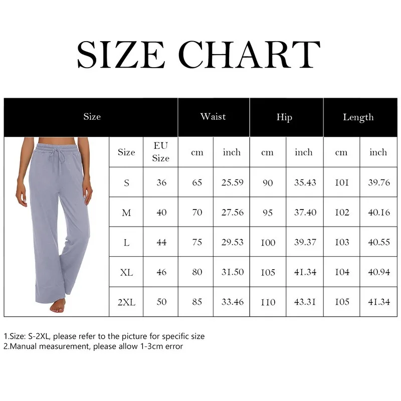 

2021 Women's Loose Summer Pants Soft Ankle-Length Black Wide Leg high rise Pants Grey Khaki Women High Waisted Trousers