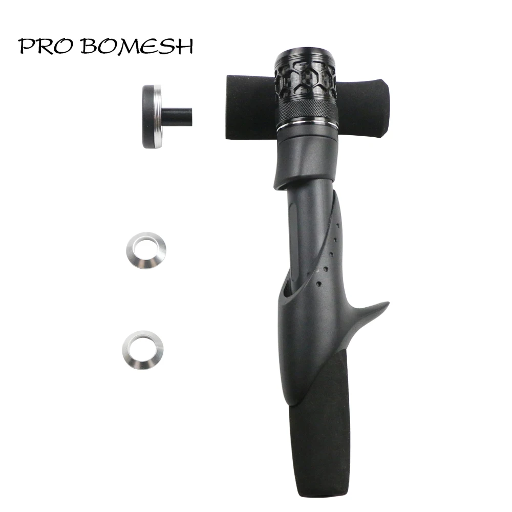 Pro Bomesh 1 комплект алюминиевая Зажимная гайка спиннинг литье EVA ручка комплект DIY материал для сборки удочки компоненты ремонт аксессуар