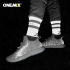 Светоотражающие кроссовки ONEMIX спортивная обувь для мужчин 350 3M, высокотехнологичные эластичные противоскользящие ботинки с подошвой, обувь для бега из Гипсофилы