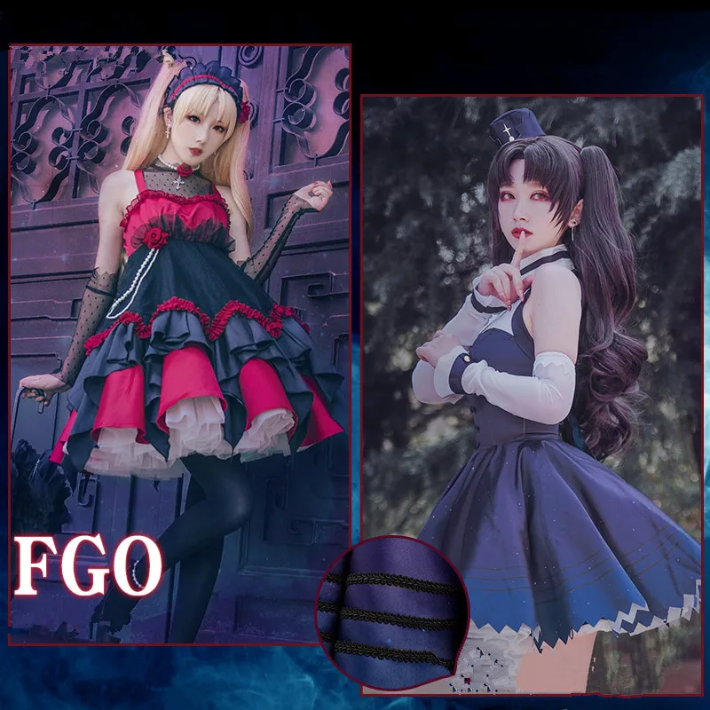 Хит! Предпродажа Fate/Grand Order FGO Moon Cancer Girlfriend Ereshkigal карнавальный костюм женские
