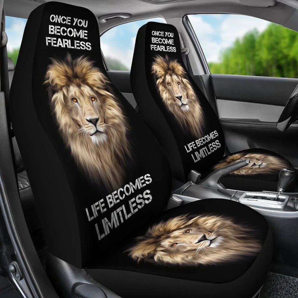 

Universal Styling Cute Lion King Print Interior Accessories Automobile Protector Car Seat Cover Comfortable For Four Season