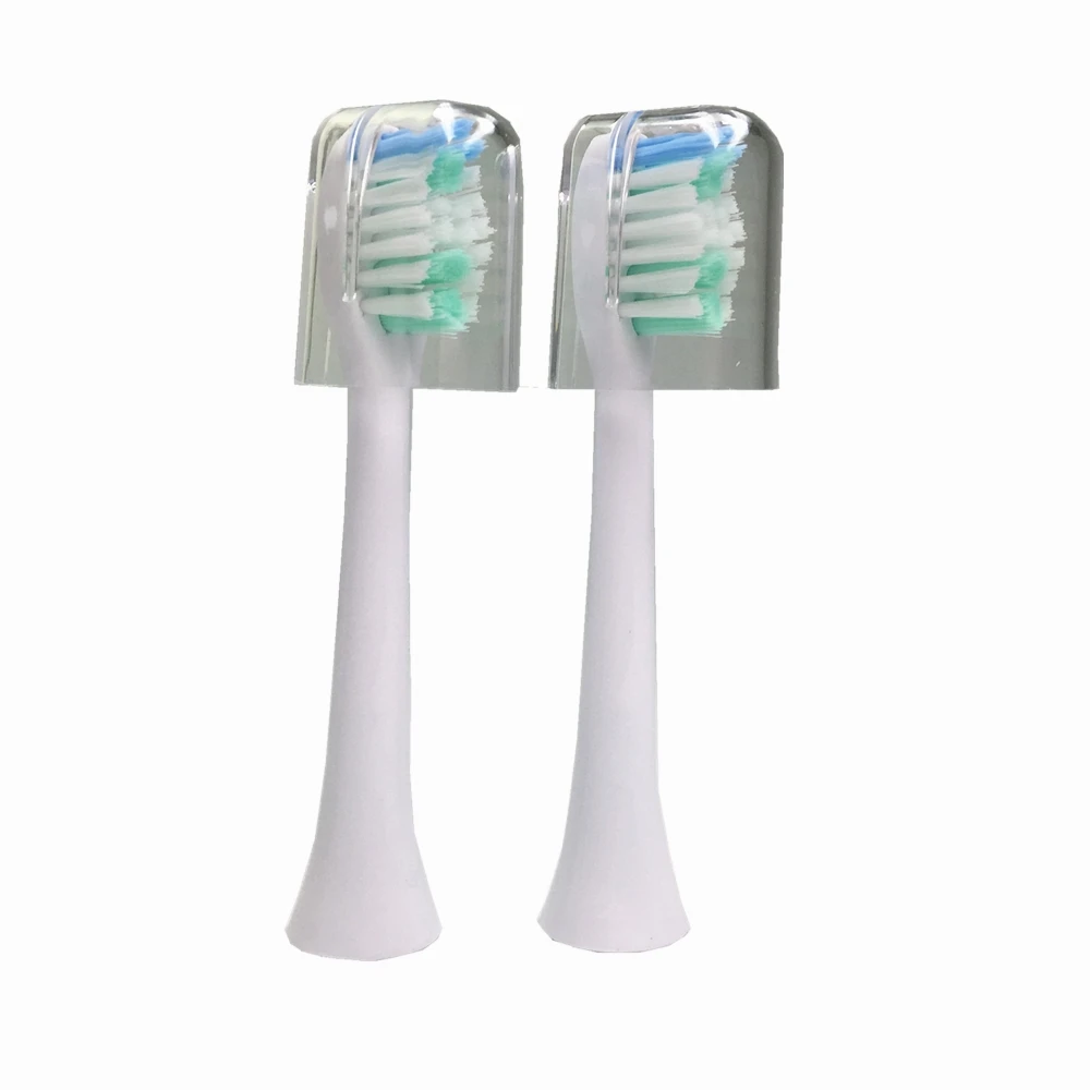 2 шт зубные щетки головка для Sarmocare S100/200 ультра звуковая электрическая зубная щетка подходит Digoo DG-YS11 электрическая зубная щетка головка