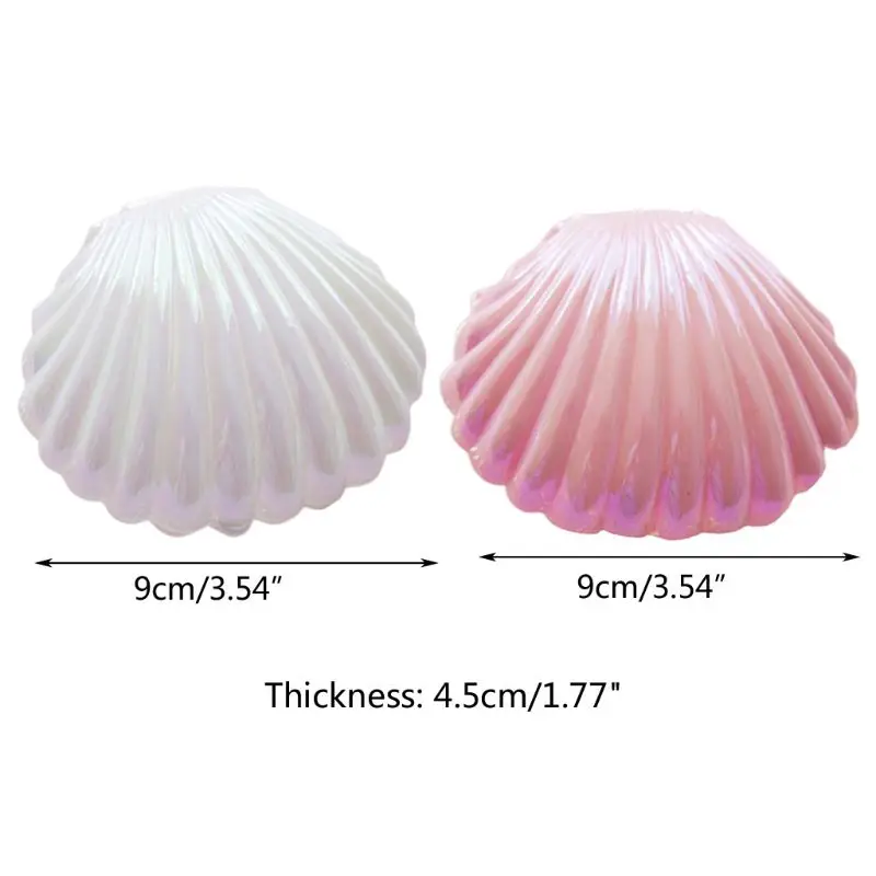 

Seashelll Ring Box Small Wedding Engagement Jewelry Ring Display Gift Box Holder